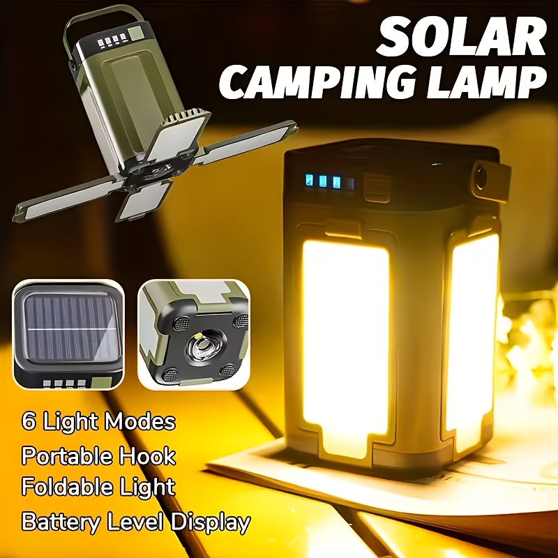 Outdoor Lighting Solar - Güneş Enerjili Taşınabilir Kamp Lambası Güneş