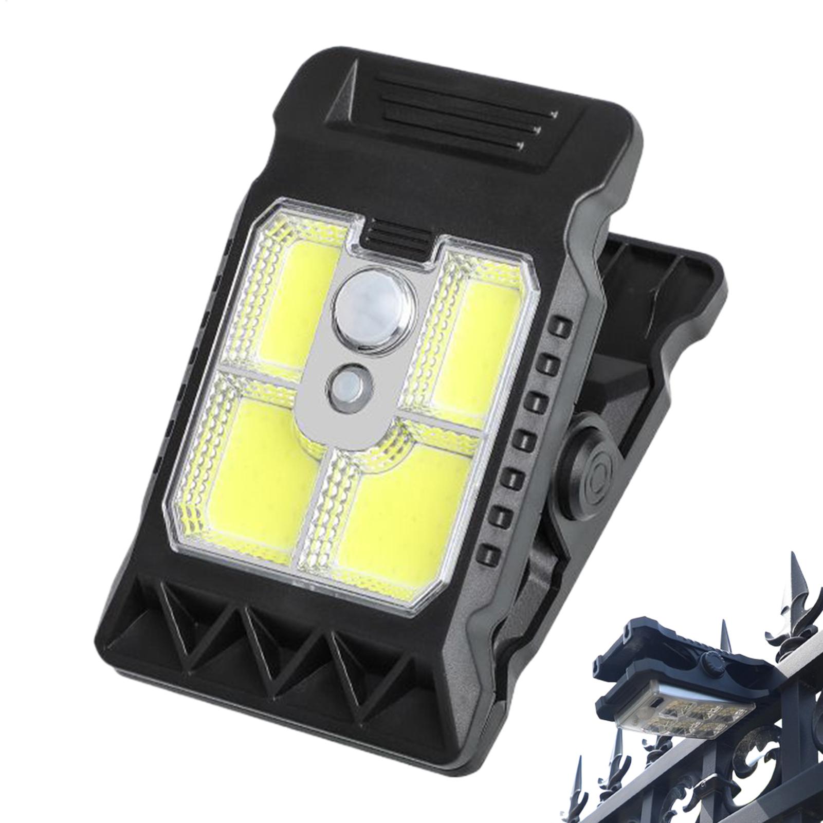 Outdoor Lighting On Fence - Dış Mekan Güneş Enerjili Kelepçeli Hareket