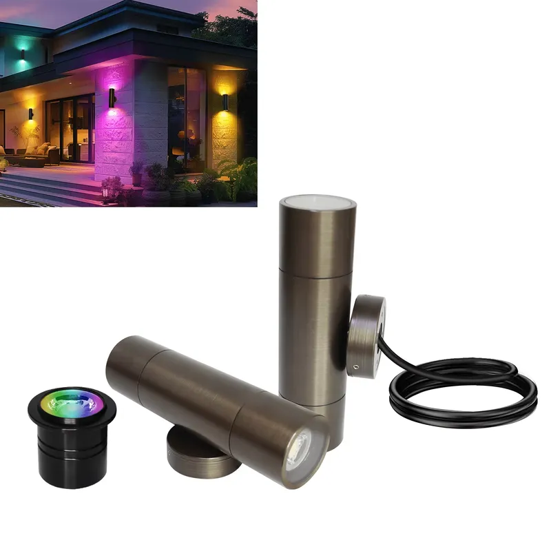 Outdoor Lighting Wall - Dayanıklı Pirinç Dış Mekan LED Duvar