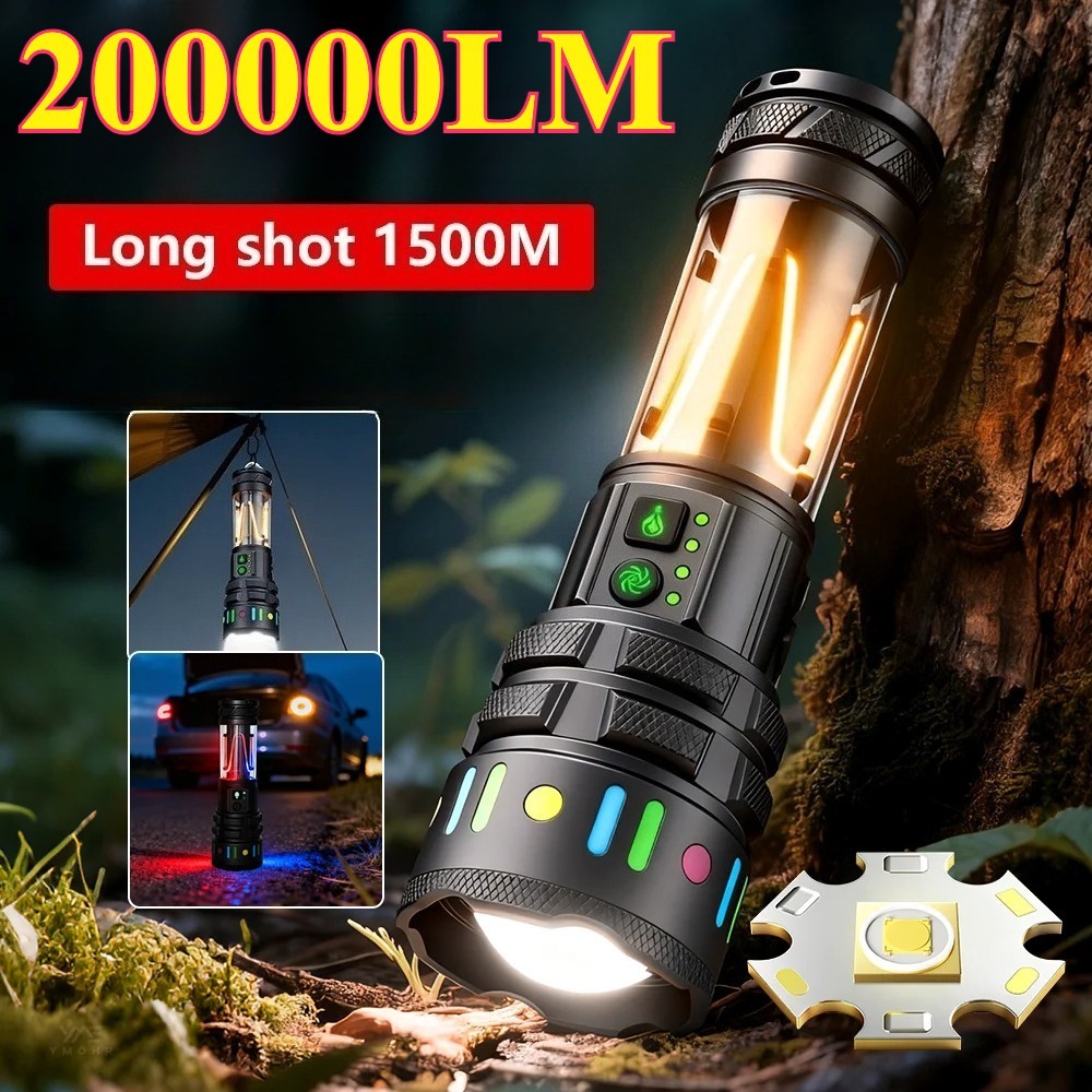 Outdoor Lighting Types - Güçlü Ultra Parlak LED El Feneri