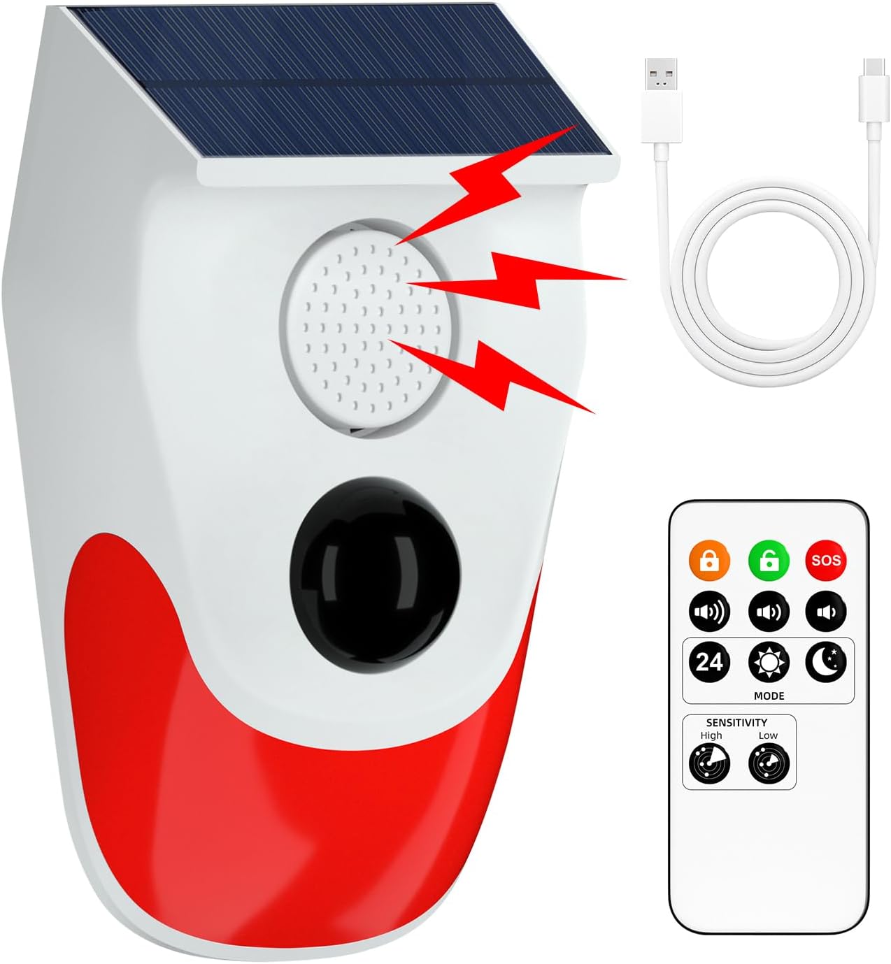 Photocell Outdoor Lighting - Güneş Enerjili Hareket Sensörü Dış Mekan