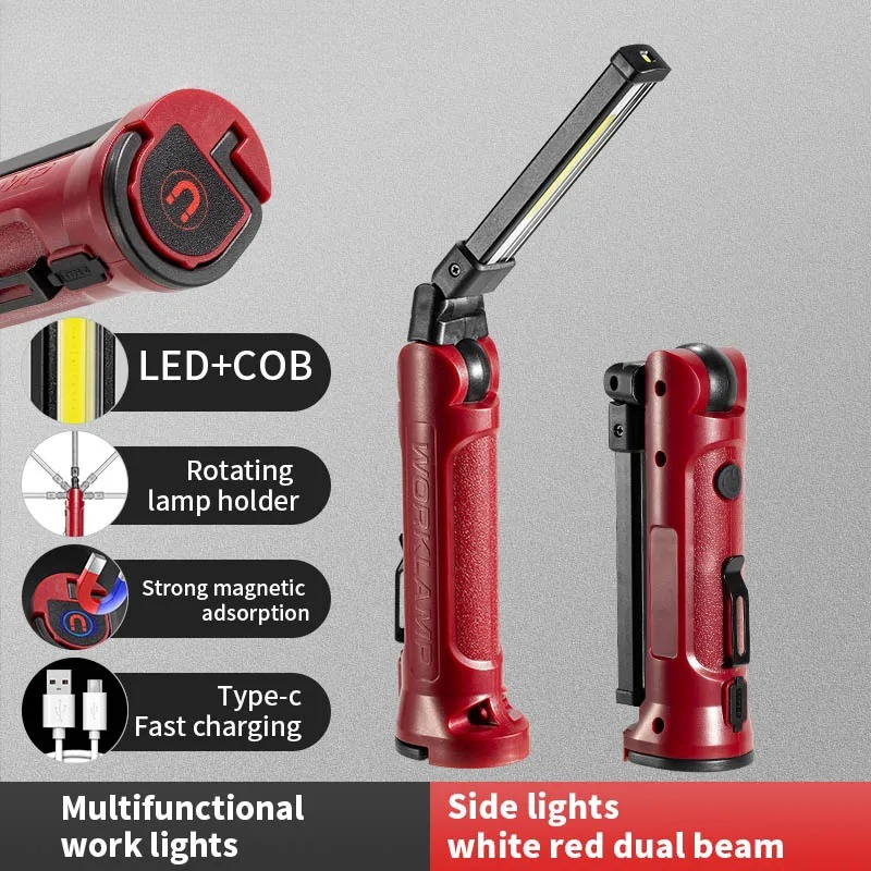 Outdoor Lighting Types - COB LED Çalışma Işığı Şarj Edilebilir