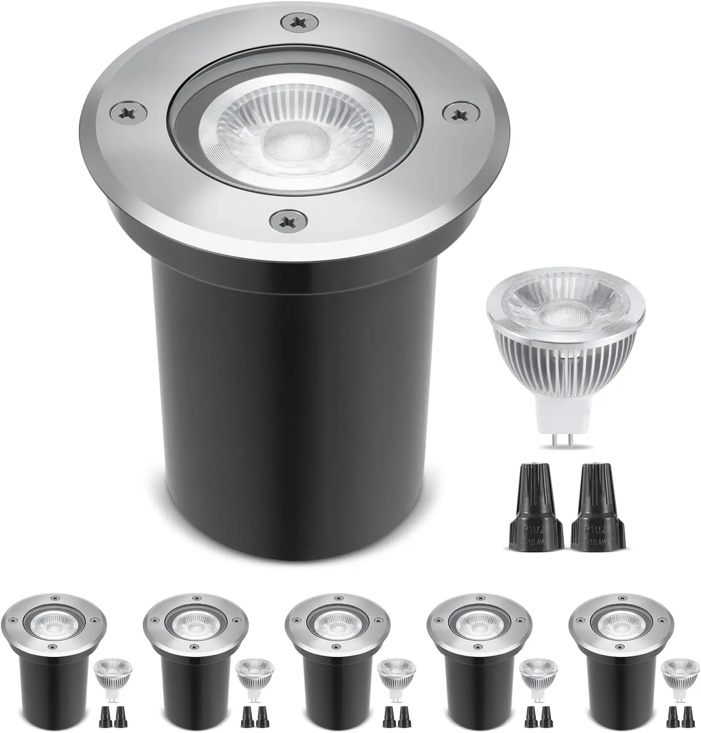 Outdoor Lighting Underground Wiring - 6'lı Paket 12V Düşük Voltajlı Peyzaj
