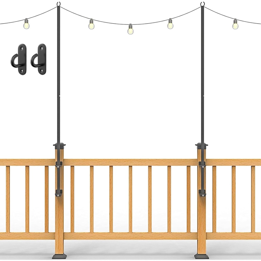 Outdoor Lighting Wall - 2'li paket ip ışık direkleri -