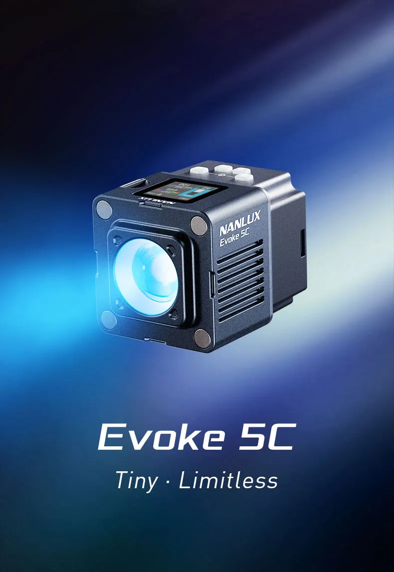 Outdoor Lighting Kit Photography - NANLUX Evoke 5C RGB İki Renkli