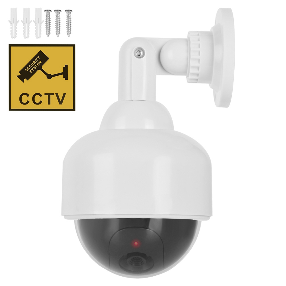 Outdoor Lighting Install - Sahte Kamera Su Geçirmez Gerçekçi Kukla