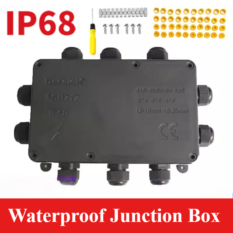 Outdoor Lighting Underground Wiring - 10 Yollu Tel Bağlantı Kutusu Konektörü