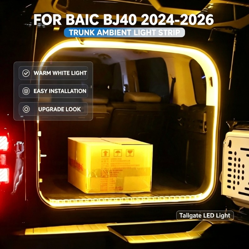 Outdoor Lighting Strip - BAIC BJ40 2024-2026 için Araba Bagaj