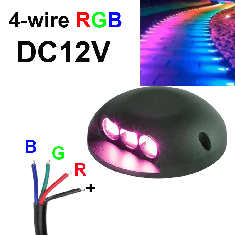 Outdoor Lighting Underground Wiring - Su geçirmez 9W DC12V Harici Kontrollü