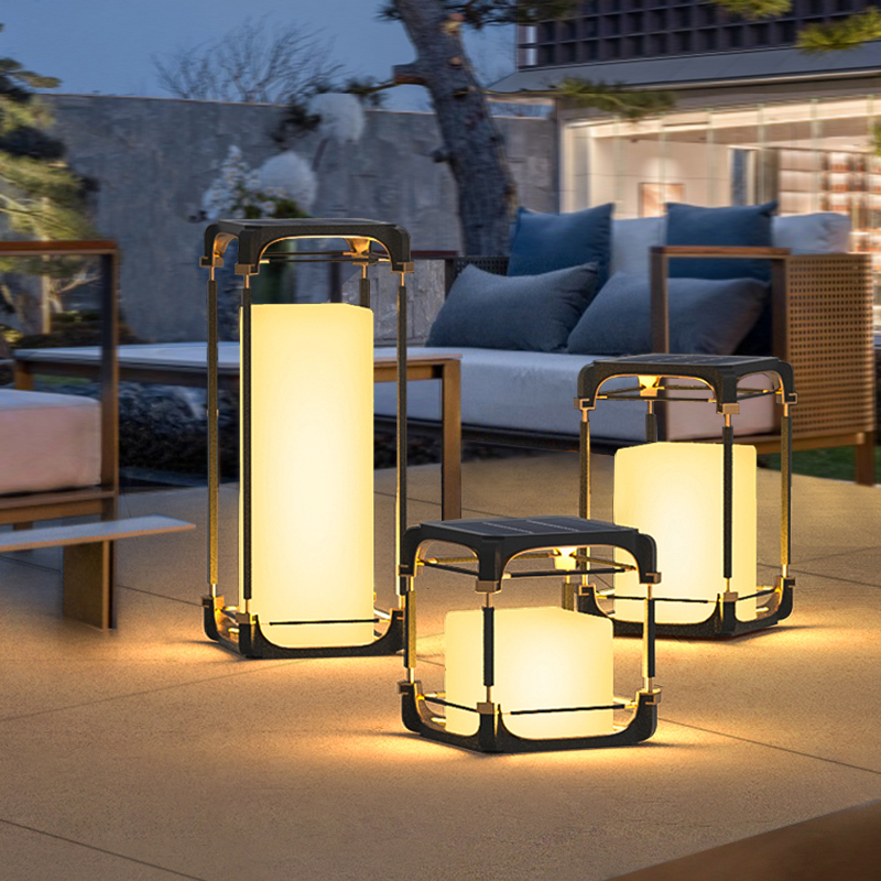 Outdoor Lighting Solar - Işıklı Zemin Lambası Avlu Güneş Enerjili