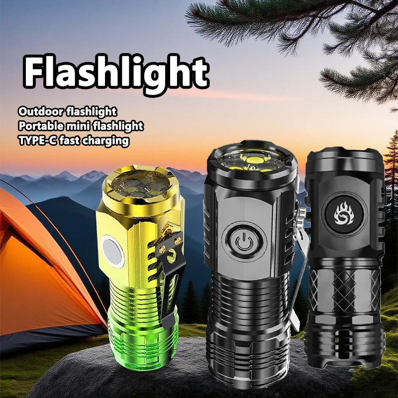Outdoor Lighting Types - Süper Parlak MINI LED El Feneri
