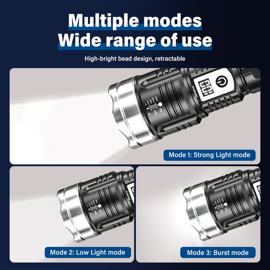 Yüksek Güçlü 200000LM LED El F - Outdoor Lighting Types incelemesi ve fiyatı
