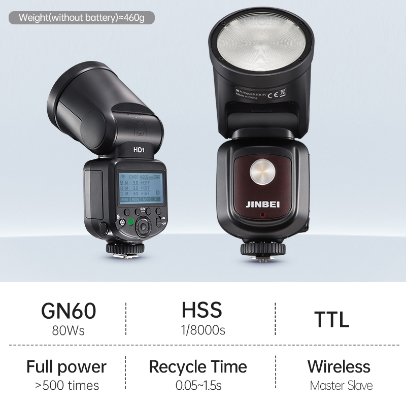 JINBEI HD-1 Yuvarlak Başlıklı  - Outdoor Lighting In Photography incelemesi ve fiyatı