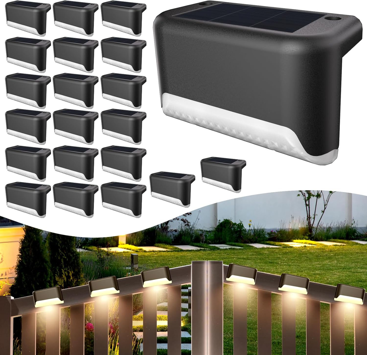 LED Güneş Güverte Işıkları Açı - Outdoor Lighting On Fence incelemesi ve fiyatı
