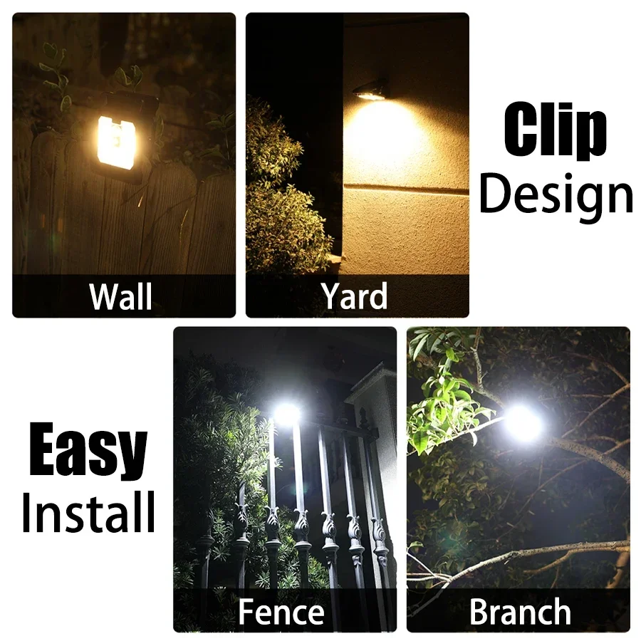 2 adet LED güneş ışıkları açık - Outdoor Lighting On Fence incelemesi ve fiyatı