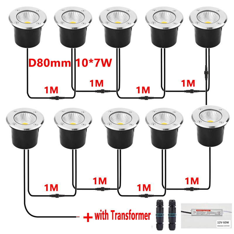 12V LED Yeraltı Işığı IP67 Su  - Outdoor Lighting Underground Wiring incelemesi ve fiyatı