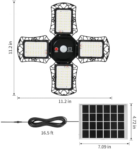 6x4FT Dış Mekan Depolama Kulüb - Outdoor Lighting Solar incelemesi ve fiyatı