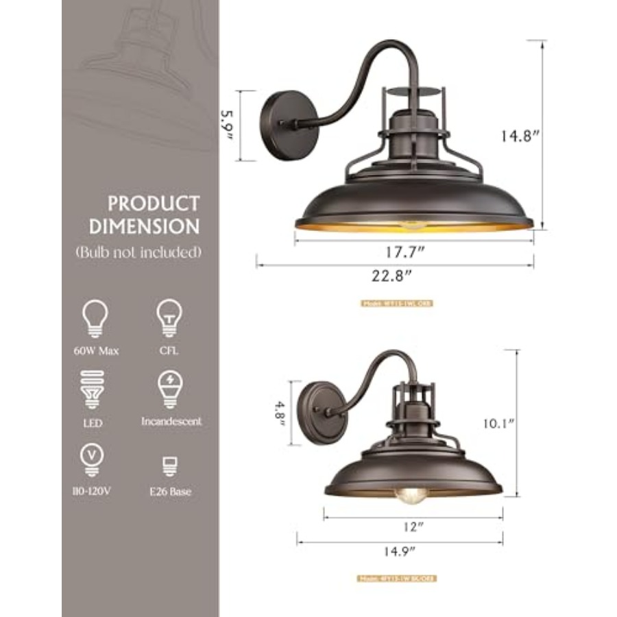 Dış Mekan Ahır Aydınlatma Arma - Outdoor Lighting Wall incelemesi ve fiyatı