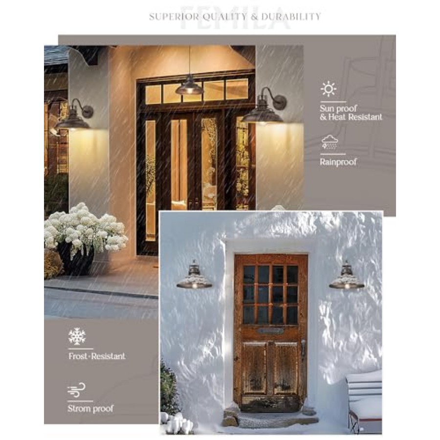 Dış Mekan Ahır Aydınlatma Arma - Outdoor Lighting Wall incelemesi ve fiyatı