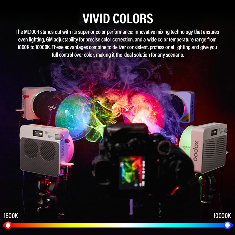 Godox YENI ML100R Taşınabilir  - Outdoor Lighting Kit Photography incelemesi ve fiyatı