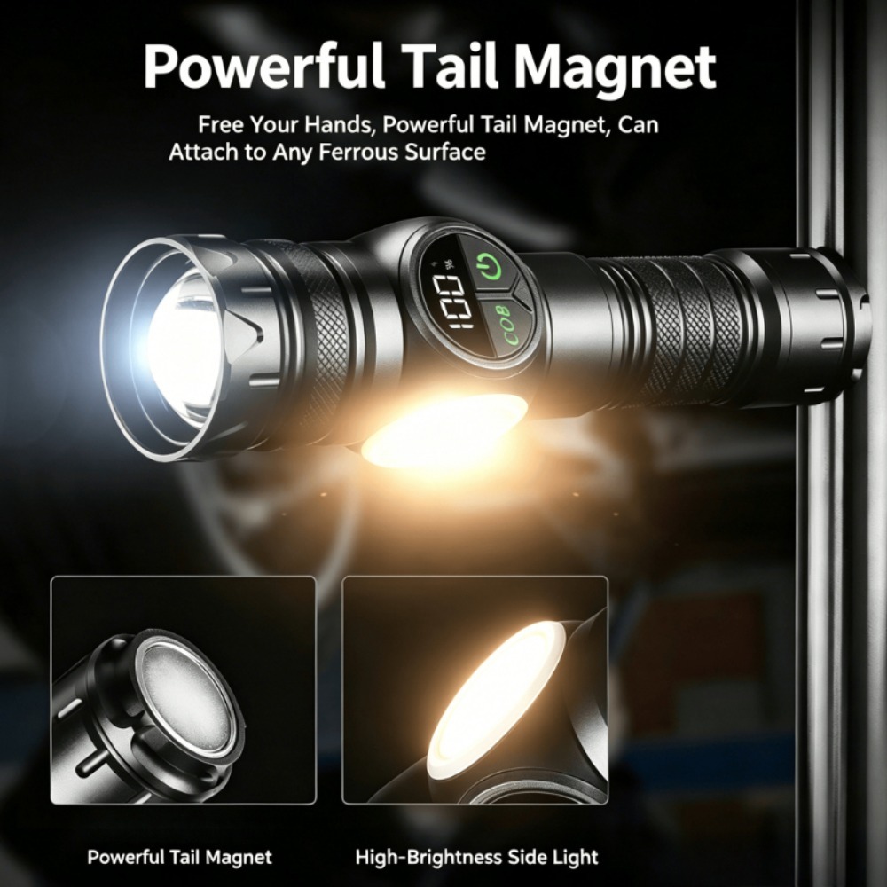 Beyaz Işık LED El Feneri Tip-C - Outdoor Lighting Types incelemesi ve fiyatı