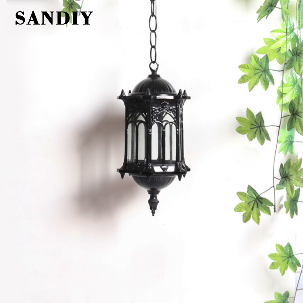 SANDIY Açık Sarkıt Retro Asın  - Outdoor Lighting On Fence incelemesi ve fiyatı