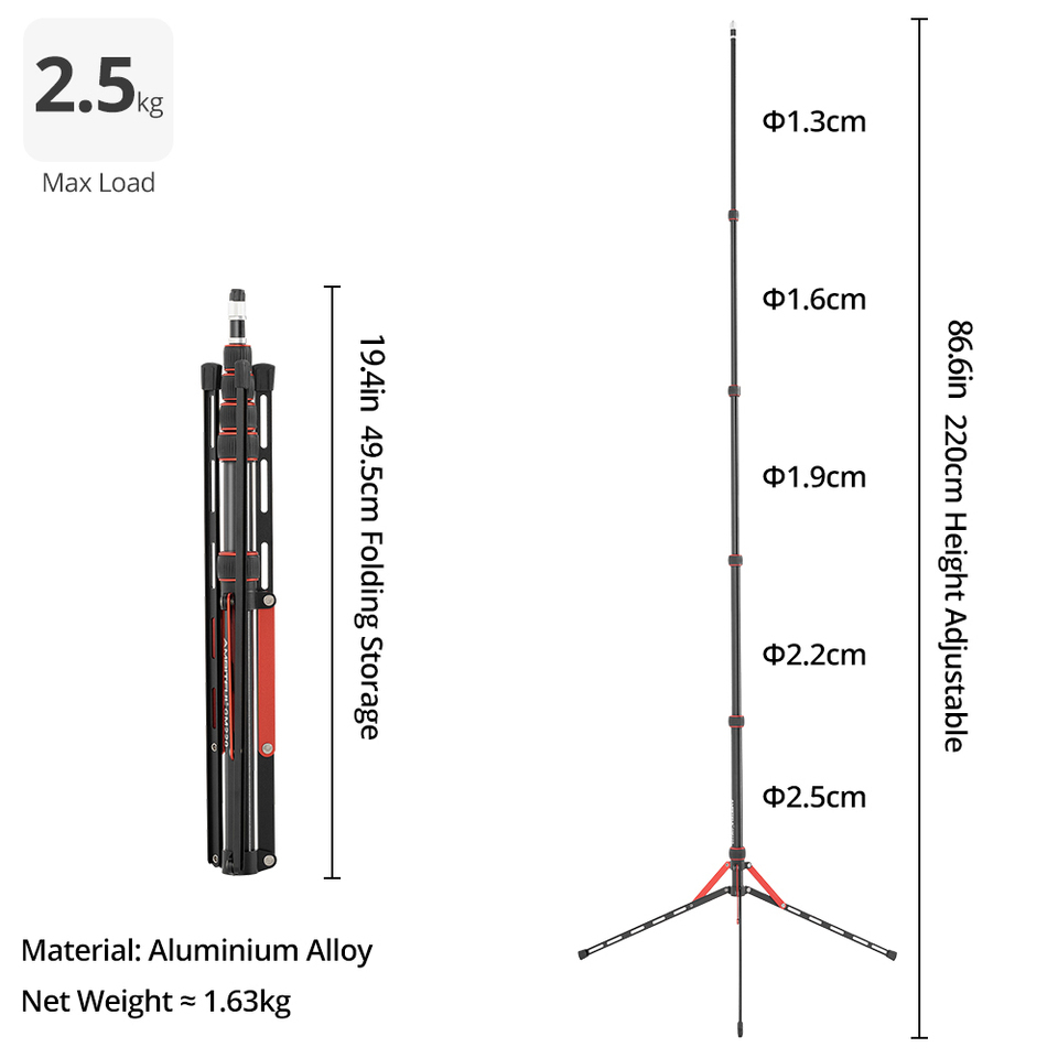 AMBITFUL 220cm Dış Mekan Fotoğ - Outdoor Lighting Kit Photography incelemesi ve fiyatı