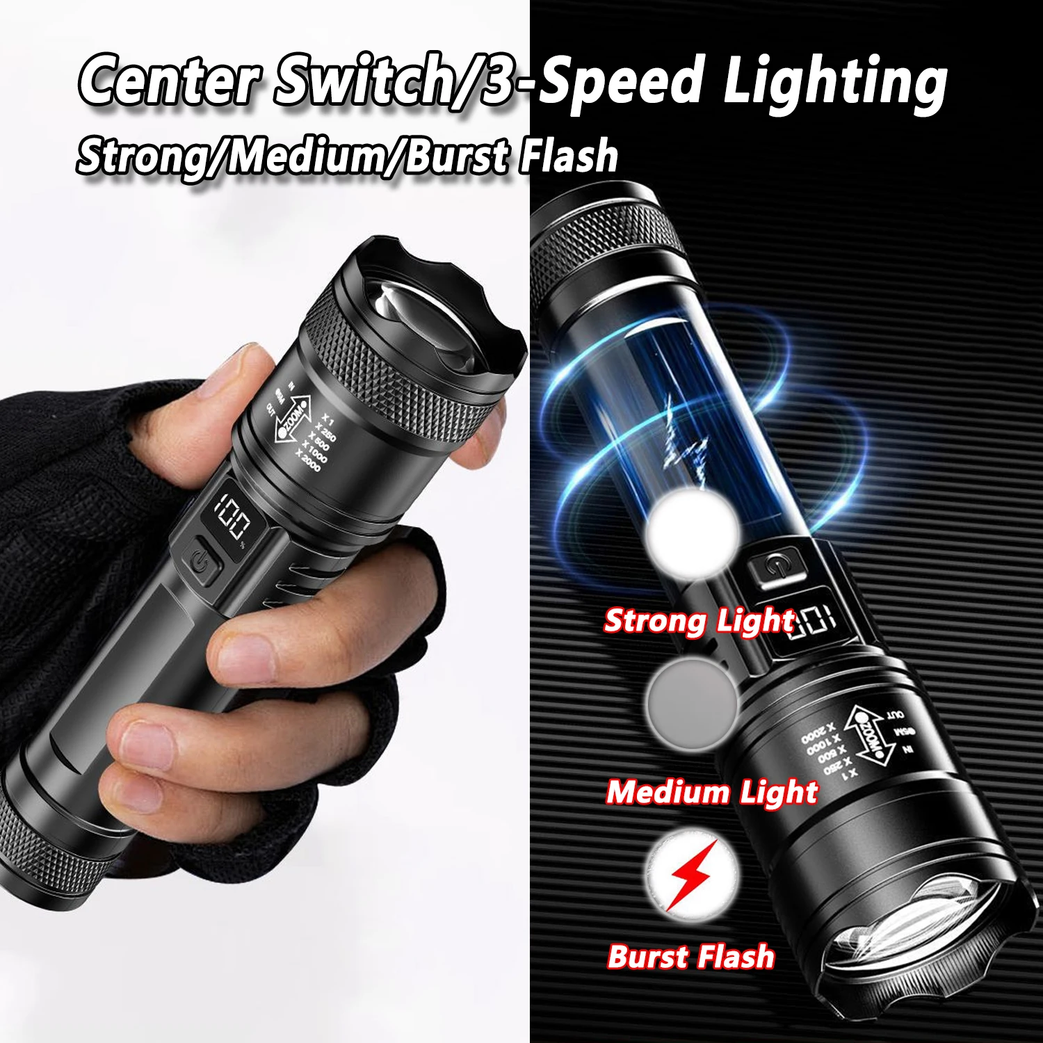 Ultra Parlak LED El Feneri 200 - Outdoor Lighting Types incelemesi ve fiyatı