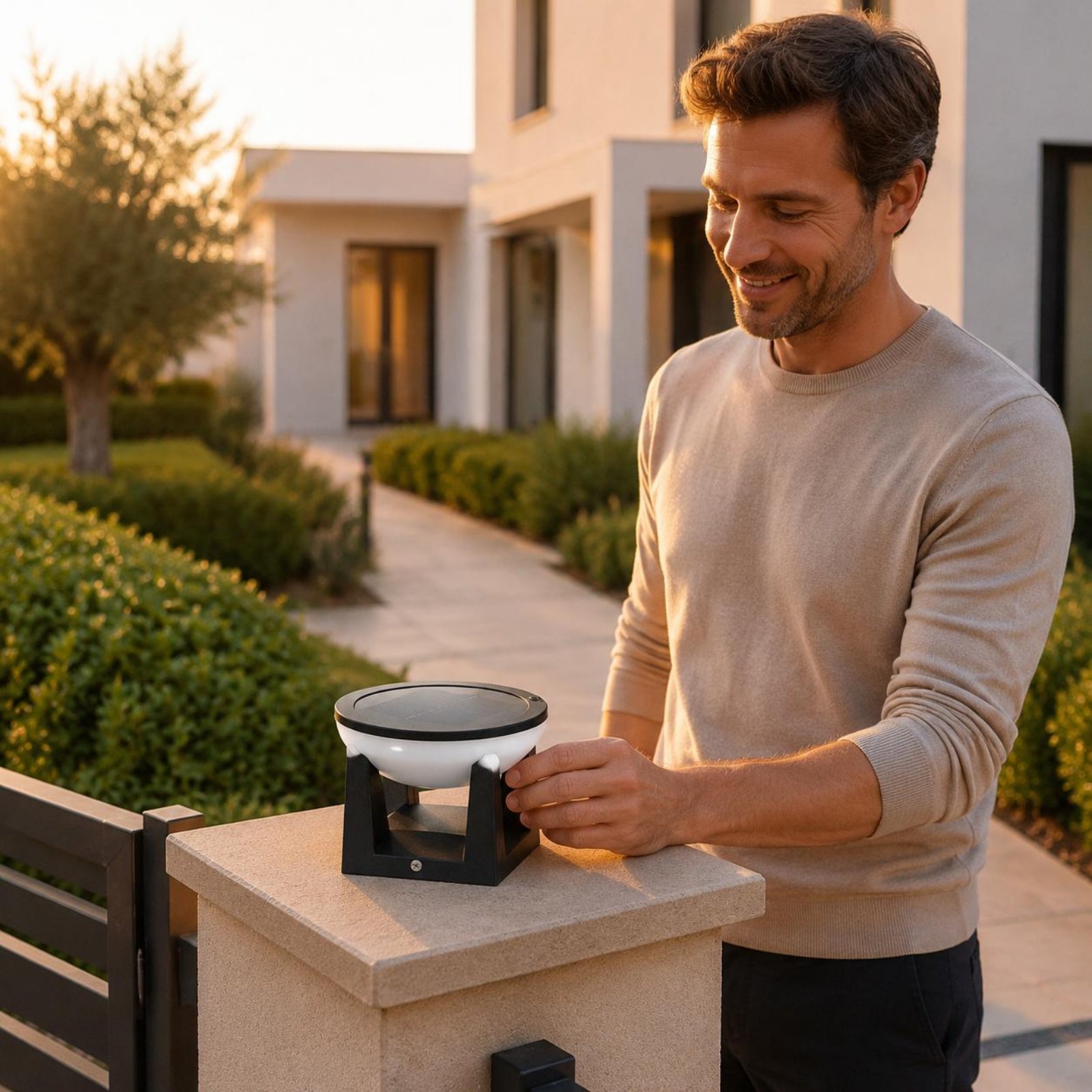 Güneş Enerjili Direk Lambası K - Outdoor Lighting Install incelemesi ve fiyatı