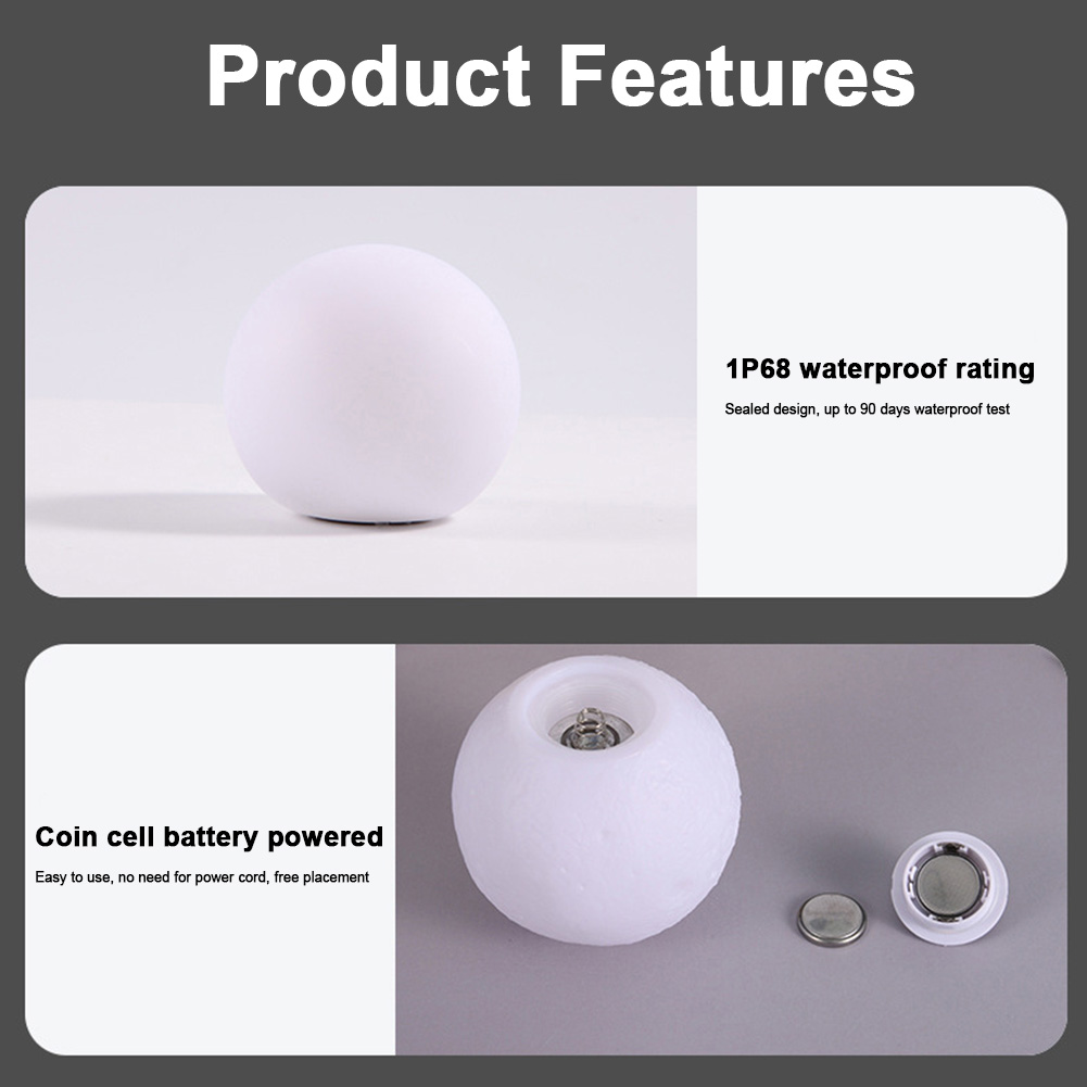 LED Parlayan Top Gece Lambası  - Outdoor Lighting Around Pool incelemesi ve fiyatı
