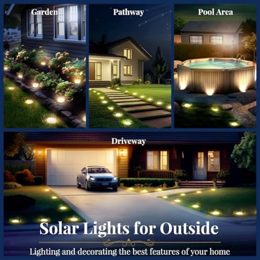 Güneş Enerjili Zemin Lambaları - Outdoor Lighting Solar incelemesi ve fiyatı