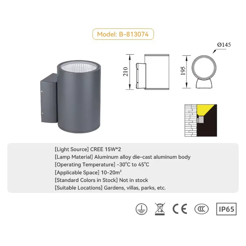 Orijinal Toptan Sınır Duvar La - Outdoor Lighting Wall incelemesi ve fiyatı