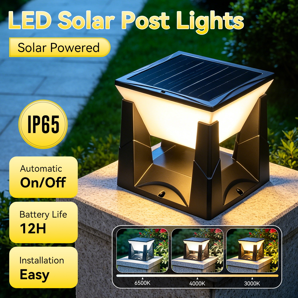 Su geçirmez LED Güneş Enerjili - Outdoor Lighting Install incelemesi ve fiyatı