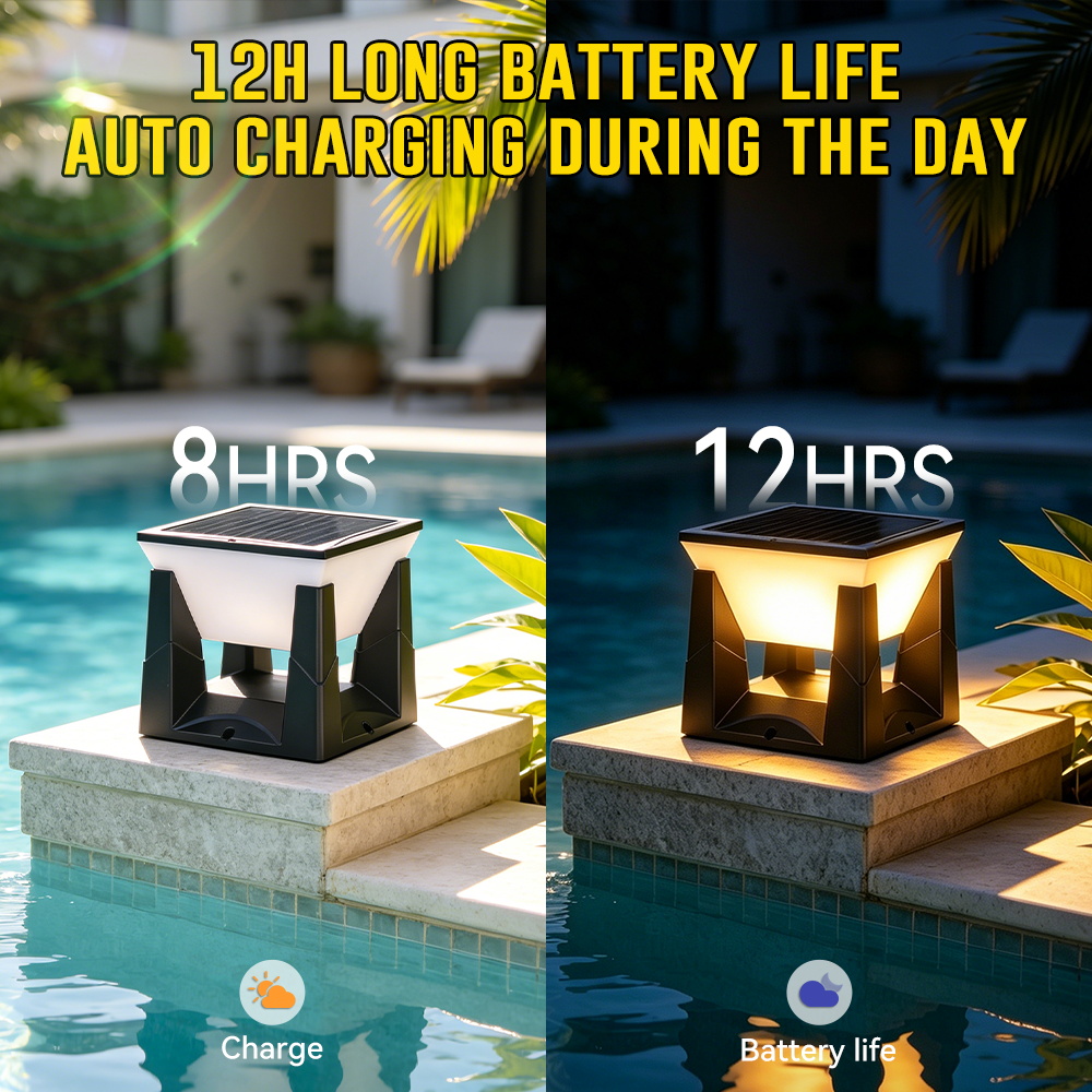 Su geçirmez LED Güneş Enerjili - Outdoor Lighting Install incelemesi ve fiyatı